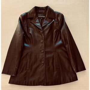 Wilson Vintage 90's Y2K Men's Leather Jacket Brown Size Large A+